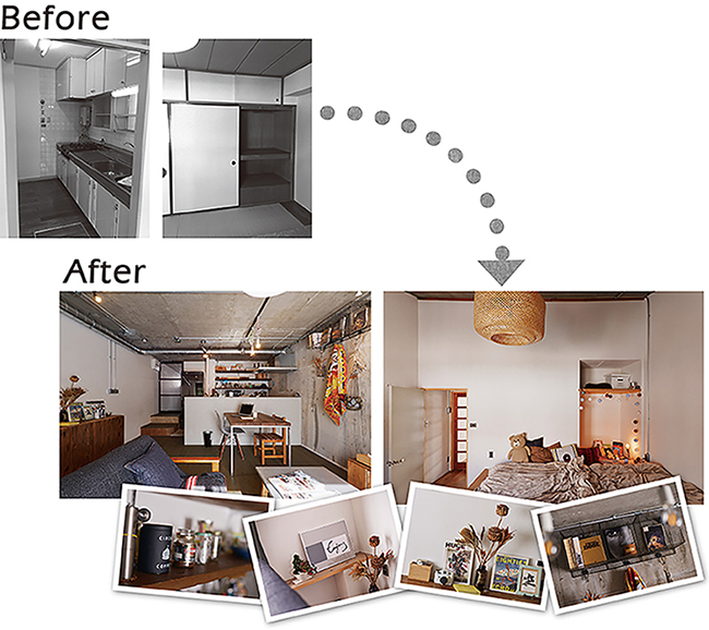 リノベーションのBeforeAfte