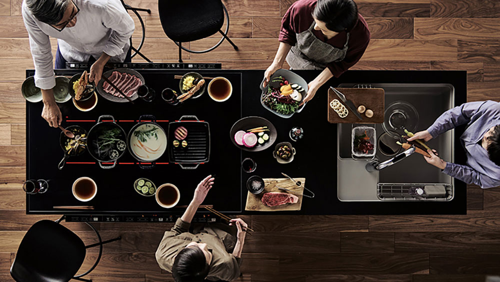 一緒に料理ができる家