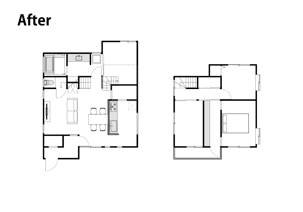 キッズルームとロフトで遊び心たっぷり。子育て世代のための北欧モダンな中古戸建てリノベ