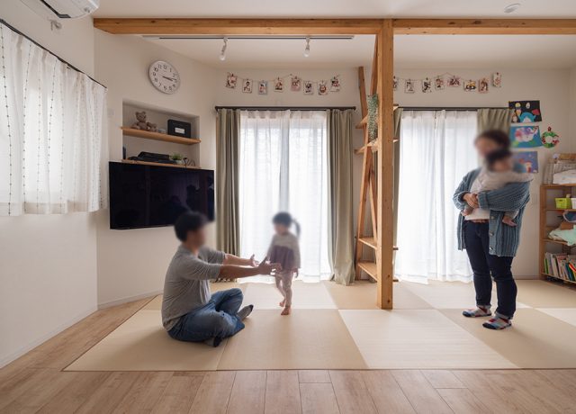 子どもたちは遊ぶスペースが広くなったので、ずっと走り回ってます（笑）