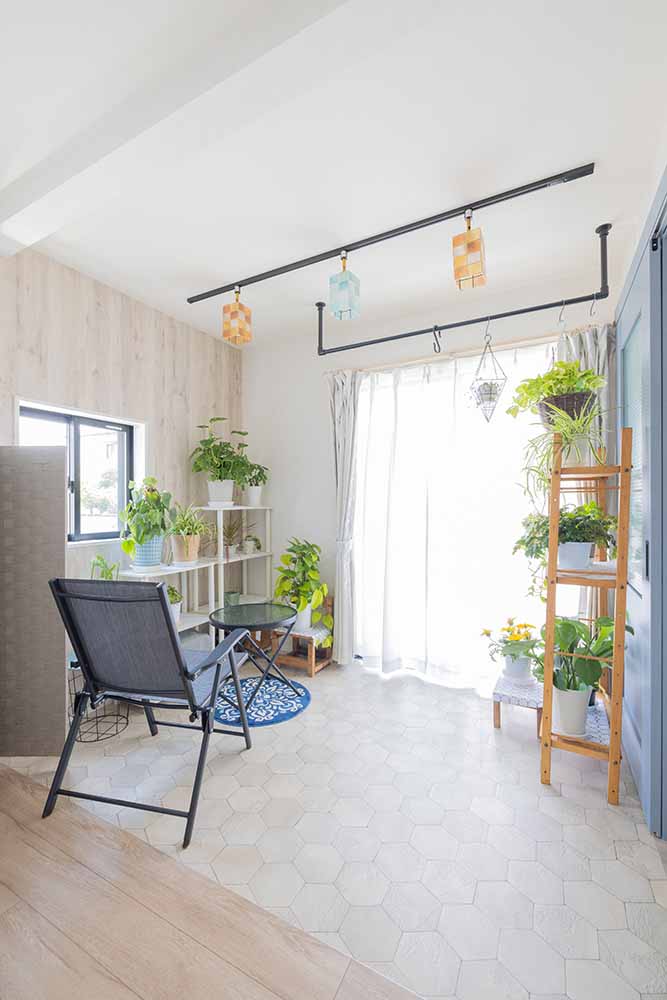 植物と一緒にゆっくりとくつろぎながら暮らしていければなと思います。