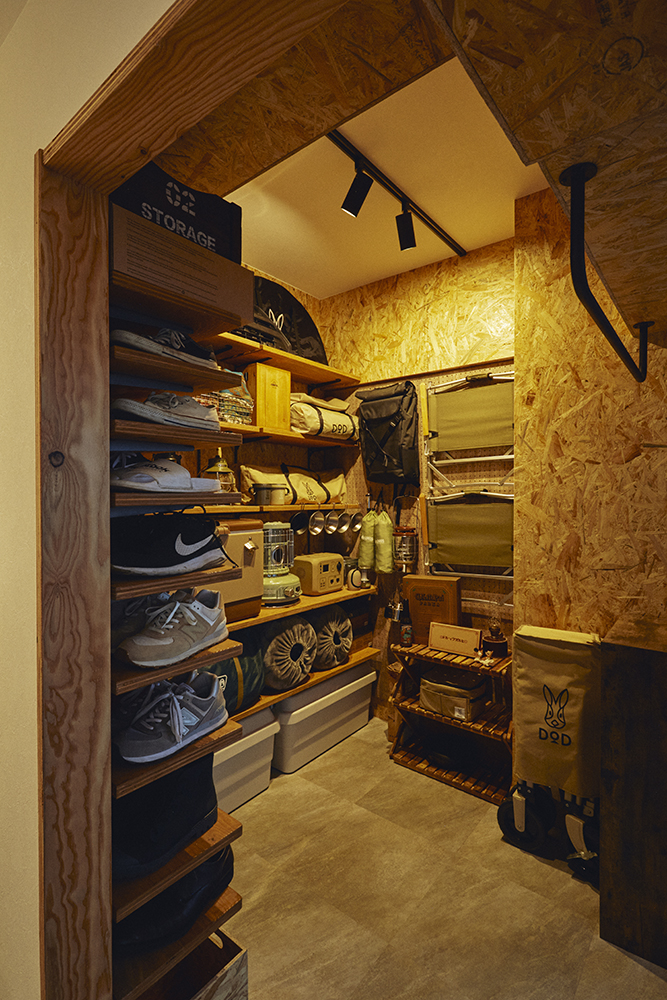 キャンプ部屋のある暮らし