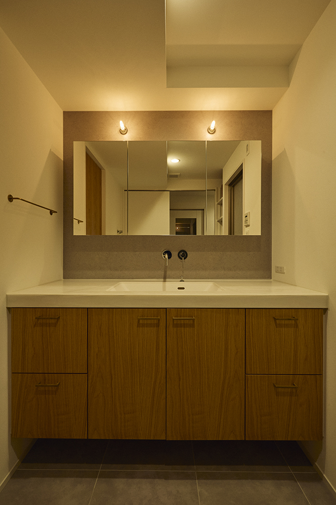 Oak,white and brass.