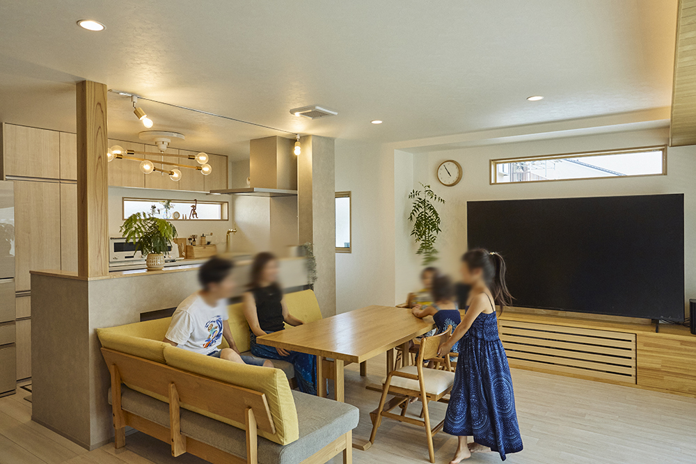 心地よいLDKで広がる家族の笑顔と団らんの時間 ｜ 群馬県前橋市
