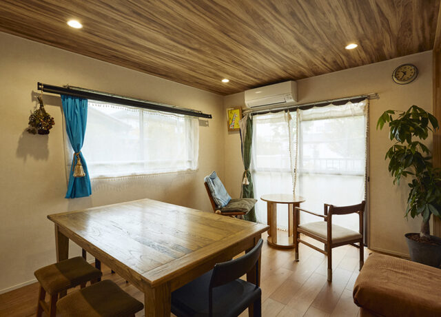お店としても、晩年の住まいとしても、TPOに合わせてフレキシブルに心地よく暮らせる住まいです。