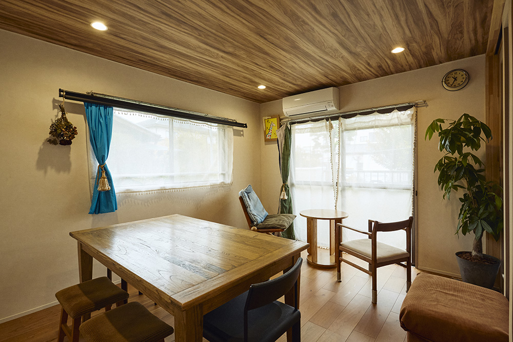 お店としても、晩年の住まいとしても、TPOに合わせてフレキシブルに心地よく暮らせる住まいです。