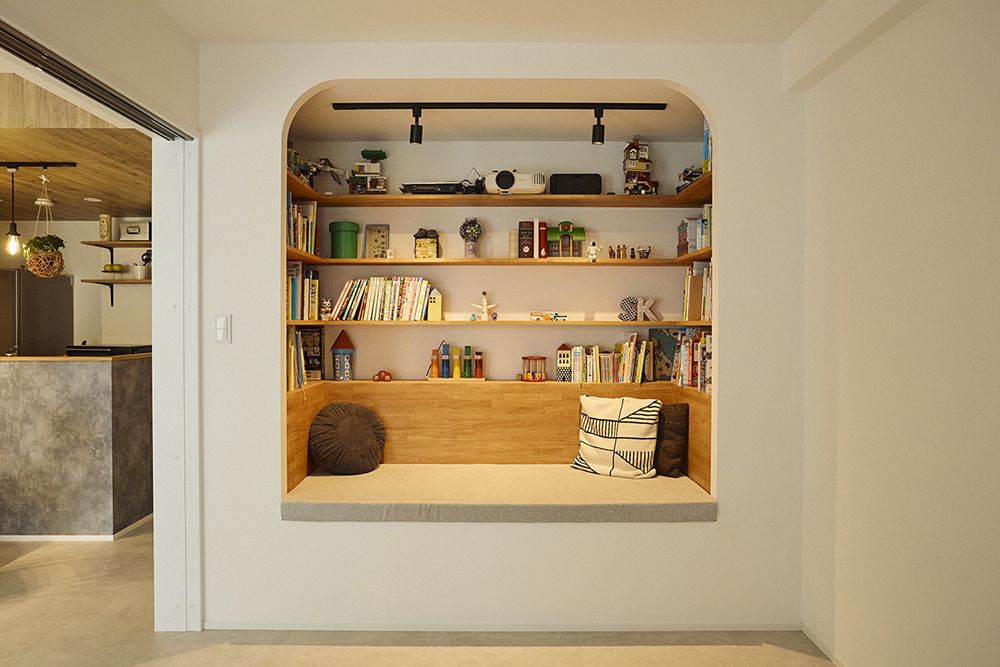 和室を取り払い開放的なLDKへ　ヌックやインナーテラスでくつろぐ、家族の笑顔があふれるリノベ｜埼玉県越谷市