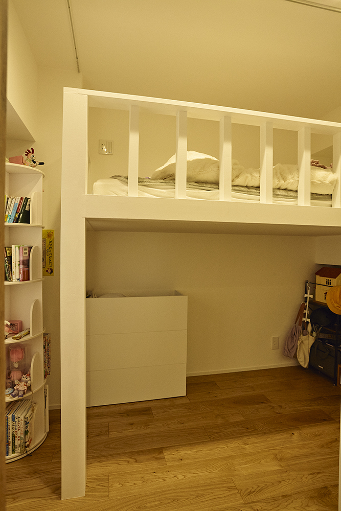 造作キッチンのあるLDKリノベーション｜家族がつながる家