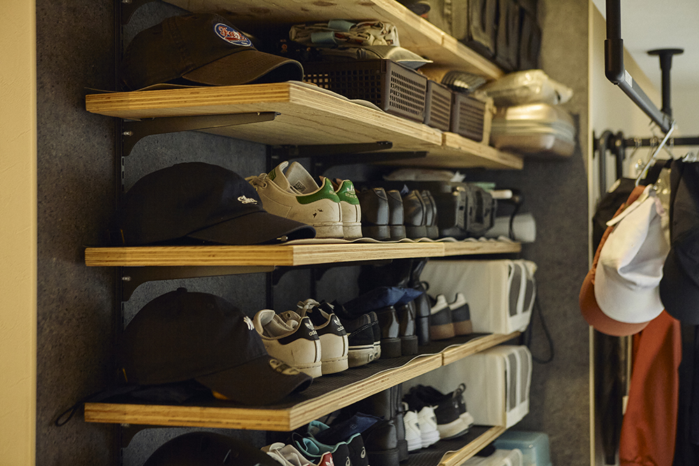 造作キッチンのあるLDKリノベーション｜家族がつながる家